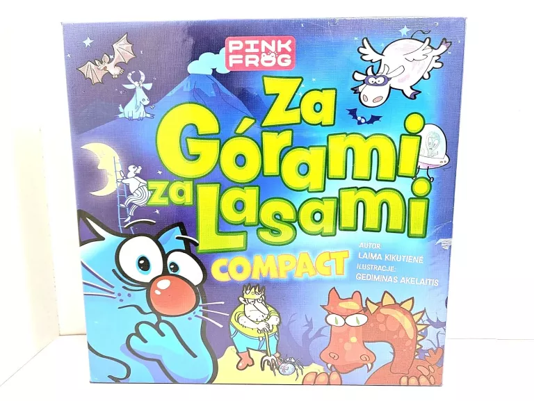 ZA GÓRAMI ZA LASAMI COMPACT GRA PLANSZOWA PINK FROG