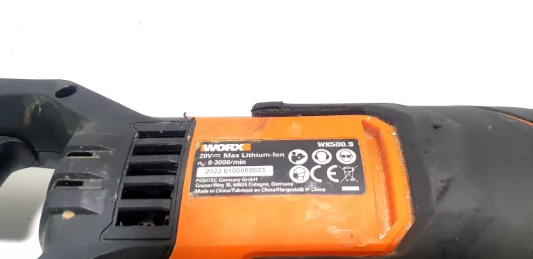 WORX PIŁA SZABLASTA AKUMULATOROWA WX500.9 20V
