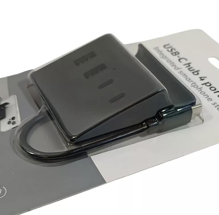 HUB USB-C 4 PORTY LAB31 CZARNY