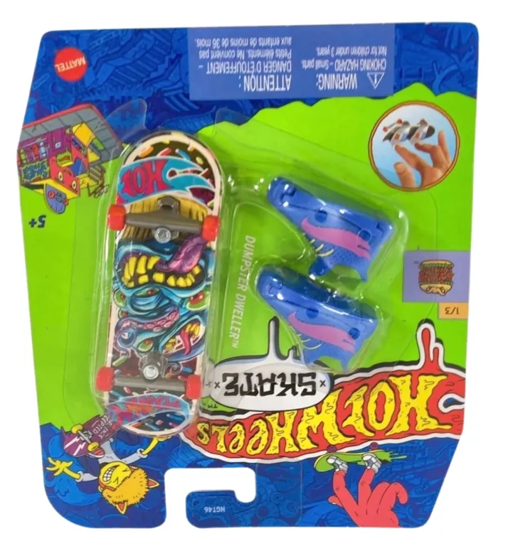 HOT WHEELS SKATE DESKOROLKA BUTY HVJ96 NIEBIESKIE