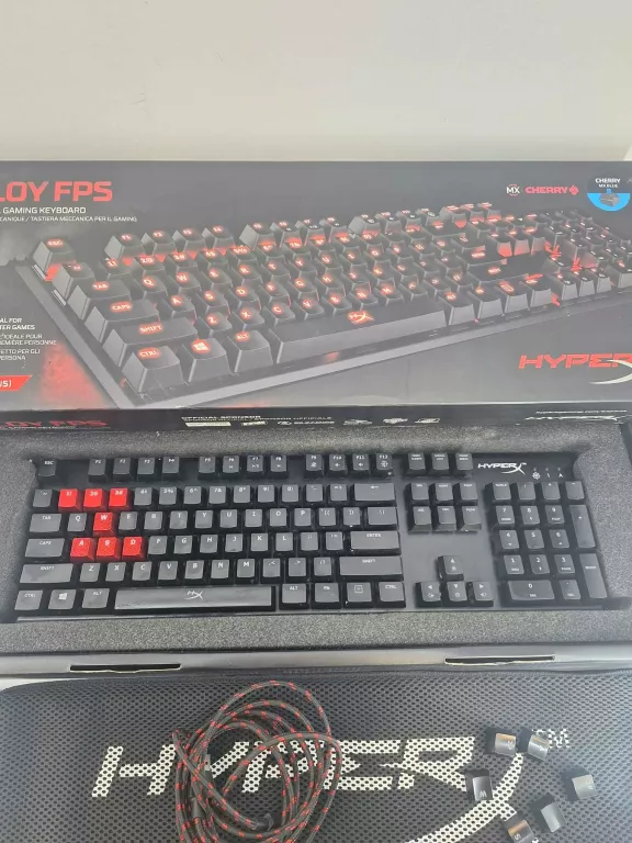 KLAWIATURA HYPERX ALLOY FPS PRO CHERRY MX RED HX-KB4RD1-RU