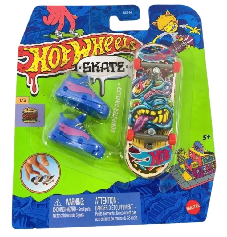 HOT WHEELS SKATE DESKOROLKA BUTY HVJ96 NIEBIESKIE