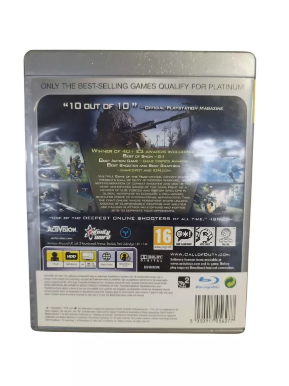 GRA PS3 CALL OF DUTY 4 MODERN WARFARE