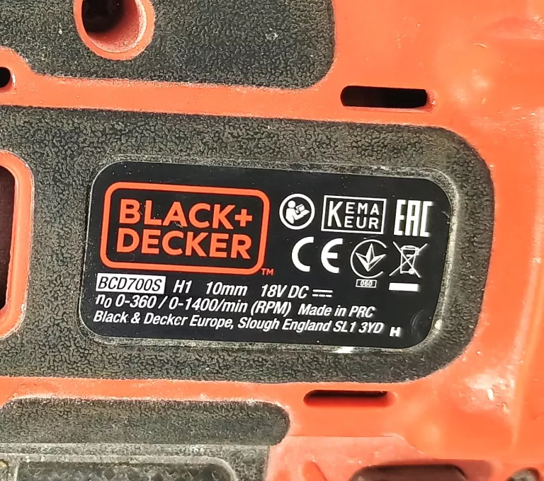 WKRĘTARKA  BLACK DECKER BCD700S