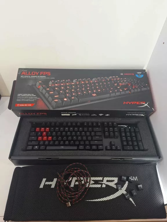 KLAWIATURA HYPERX ALLOY FPS PRO CHERRY MX RED HX-KB4RD1-RU