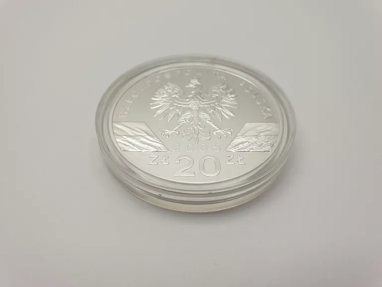 MONETA 20ZŁ PUCHACZ - BUBO BUBO 2005R.
