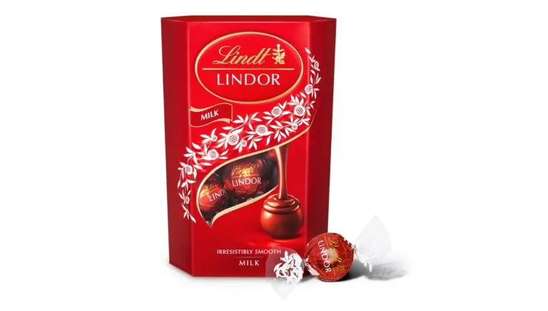 LINDT LINDOR PRALINKI Z CZEKOLADY MLECZNEJ 200 G