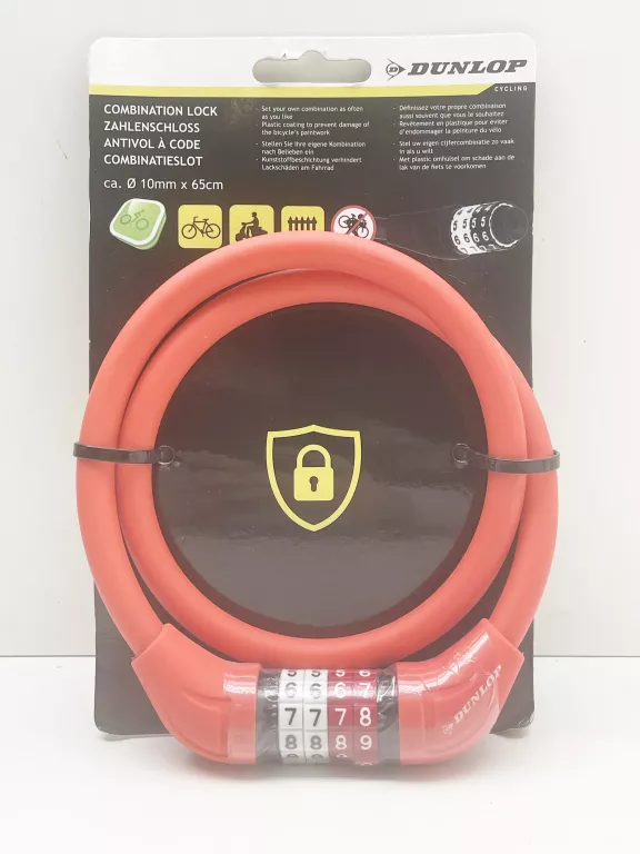 DUNLOP ZAPIĘCIE ROWEROWE 180861 LINKA, CZERWONY 10X65