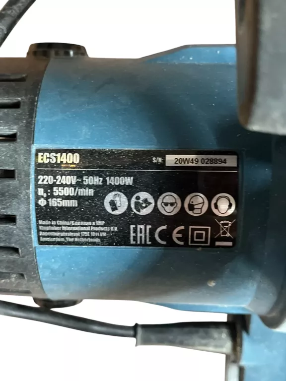 PIŁA TARCZOWA ERBAUER 1400 W 165 MM ECS1400