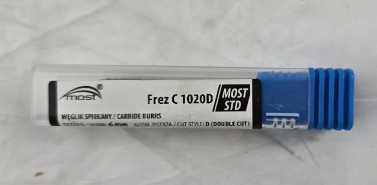 FREZ MOST C1020D CYLINDRYCZNY ZAOKRĄGLONY 6 MM