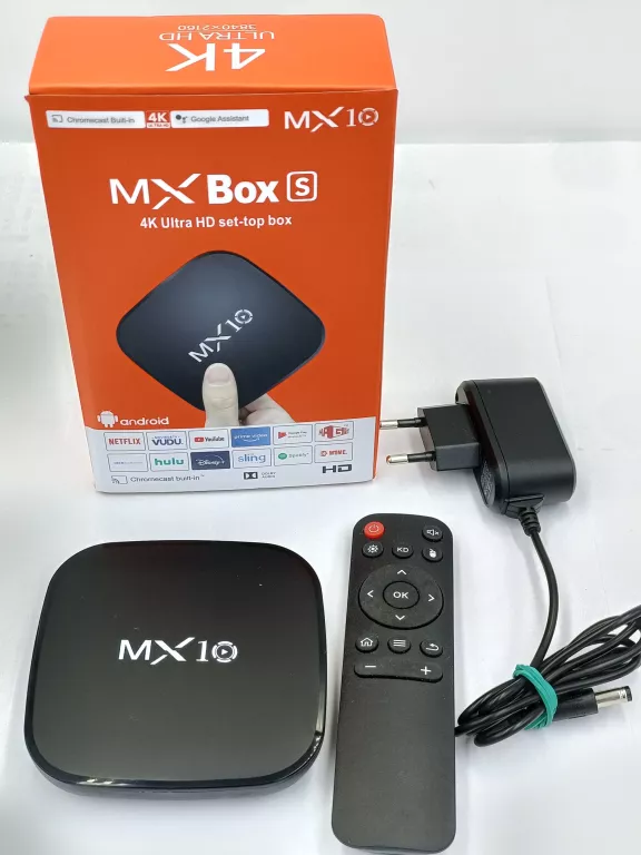 ODTWARZACZ MULTIMEDIALNY MX10 MX BOX(S) 4K ULTRA HD