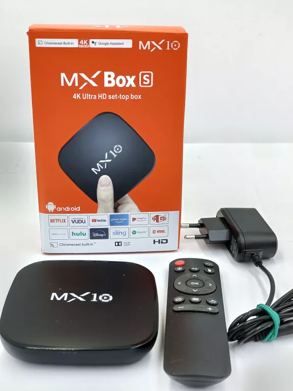 ODTWARZACZ MULTIMEDIALNY MX10 MX BOX(S) 4K ULTRA HD