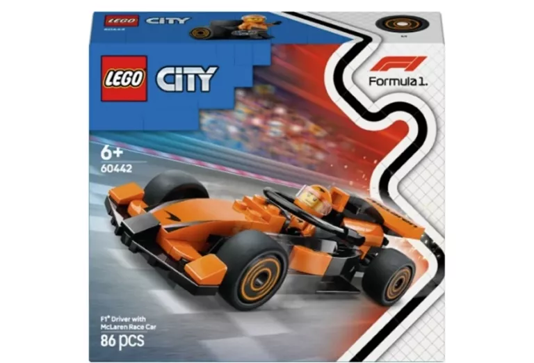 LEGO CITY 60442 CITY 60442 KIEROWCA F1 Z SAMOCHODEM WYŚCIGOWYM MCLAREN