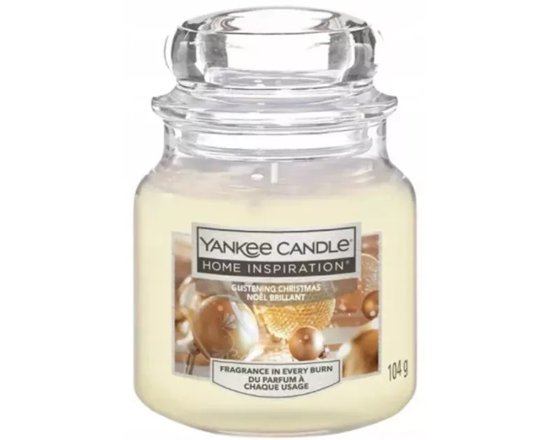 ŚWIECA ZAPACHOWA PARAFINOWA GLISTENING CHRISTMAS YANKEE CANDLE 104 G