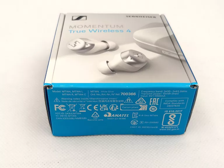 SŁUCHAWKI BEZPRZEWODOWE DOKANAŁOWE SENNHEISER MOMENTUM TRUE WIRELESS 4