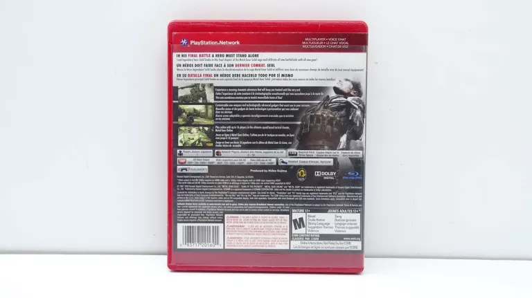 GRA PS3 METAL GEAR SOLID 4 GUNS OF THE PATRIOTS GREATEST HITS