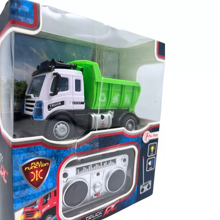 AUTO STEROWANE ŚMIECIARKA TRUCK RADIO CONTROL RC TOI-TOYS