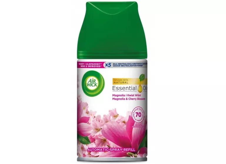 AIR WICK MAGNOLIA I KWIAT WIŚNI FRESHMATIC WKŁAD DO ODŚWIEŻACZA 250 ML