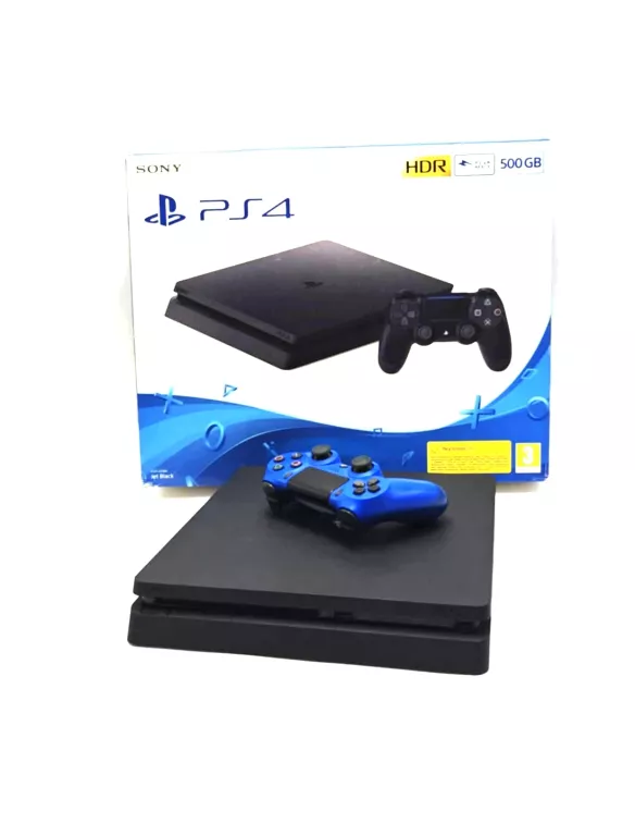 KONSOLA PS4 SLIM 500GB +PAD I ZASILACZ