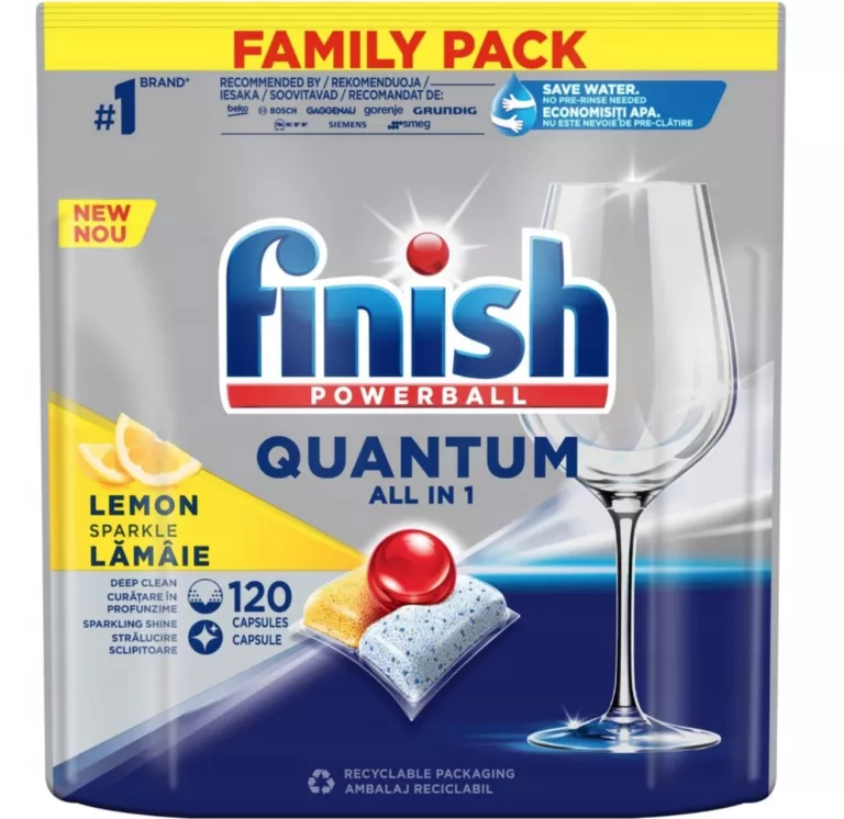 KAPSUŁKI FINISH QUANTUM ALL IN 1 LEMON 120 SZT.