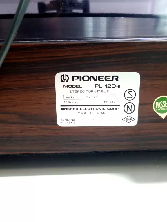 GRAMOFON PIONEER PL 12D II. CLASSIC VINTAGE