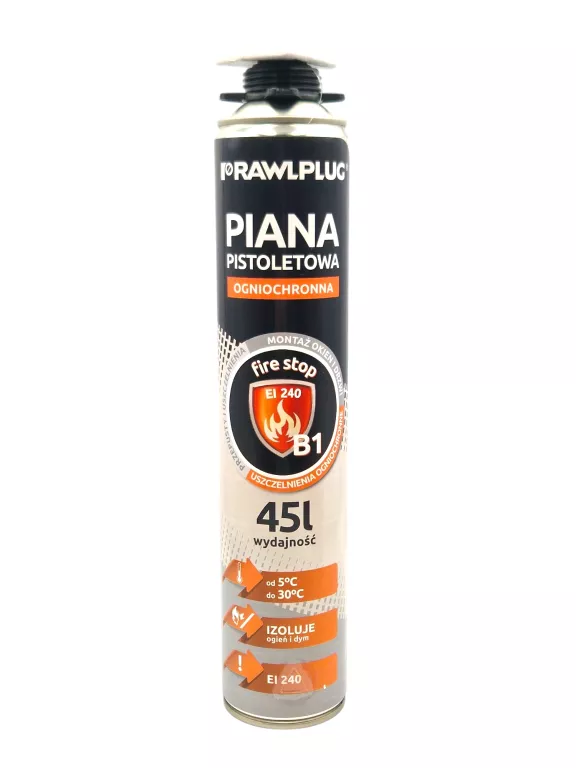 PIANA MOTAŻOWA PISTOLETOWA OGNIOCHRONNA 750ML DO 45L RPP-B1