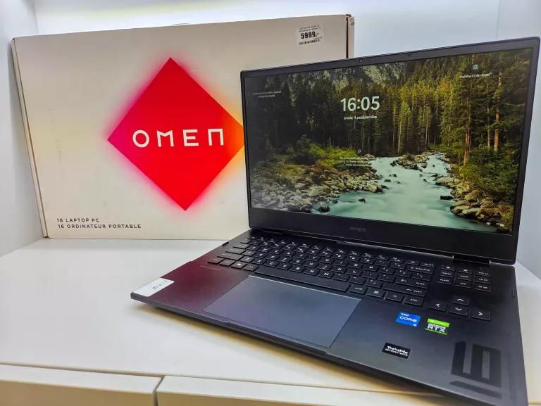LAPTOP HP OMEN 16 K0750NW I5-12500H 16 RAM 500GB FV