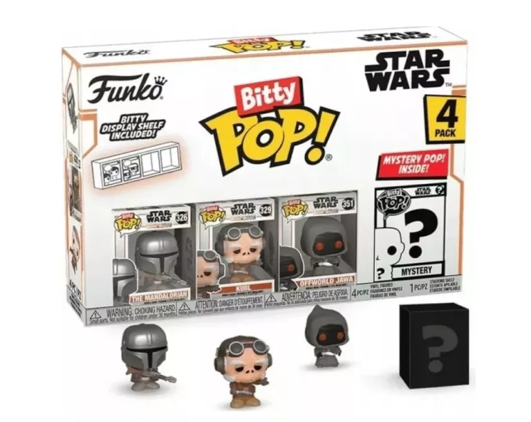 STAR WARS: MANDALORIAN BITTY POP! VINYL FIGURE 4-PACK MANDALORIAN