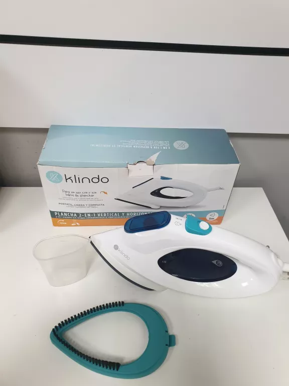 MOCNE ŻELAZKO 2W1 KTSI2000-22 - KLINDO V220105 1950W + PUDEŁKO