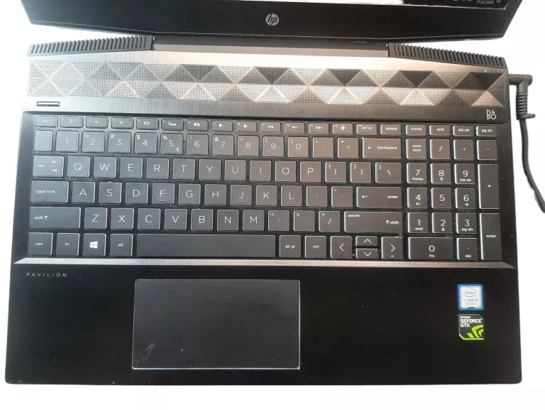LAPTOP HP PAVILION 15-CX0073NW I5 8TH GEN/8GB/256GB/W11/1050TI + ZASILACZ