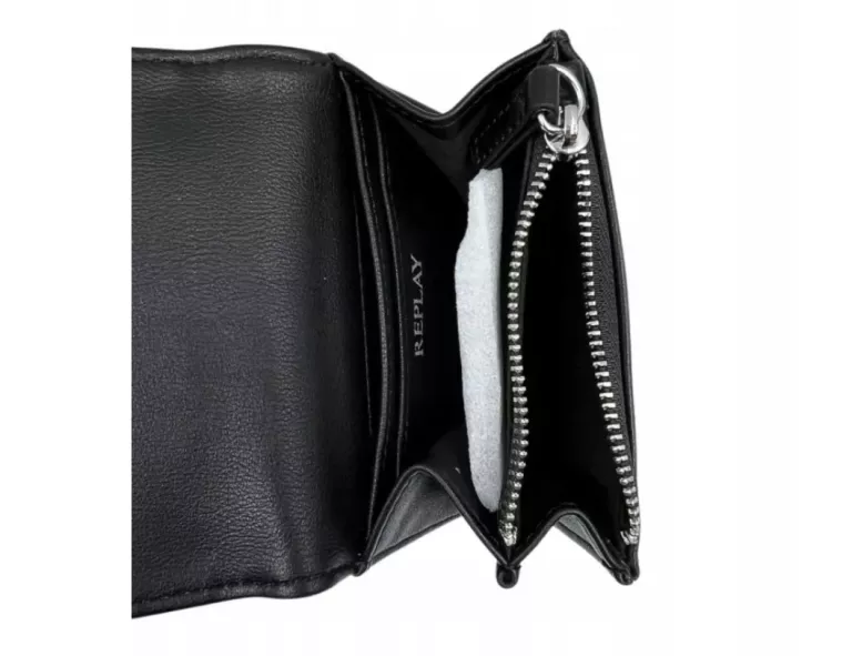 PORTFEL DAMSKI REPLAY CZARNY PORTMONETKA FW5349.000 115 X 78 MM