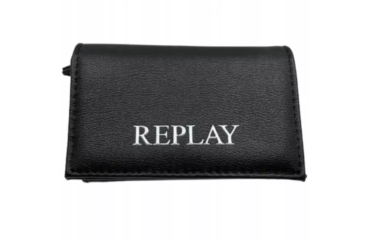 PORTFEL DAMSKI REPLAY CZARNY PORTMONETKA FW5349.000 115 X 78 MM