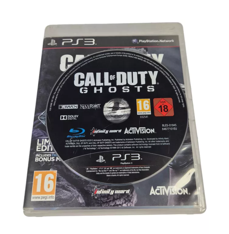 GRA CALL OF DUTY GHOST PS3