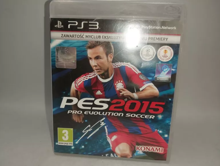 GRA NA PS3 PES 2015 PRO EVOLUTION SOCCER