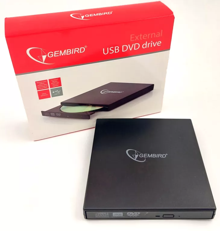 NAGRYWARKA DVD ZEWNĘTRZNA GEMBIRD DVD-USB-02