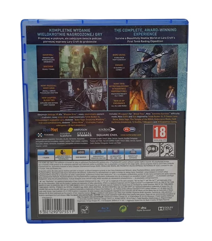 GRA PS4 RISE OF THE TOMB RIDER