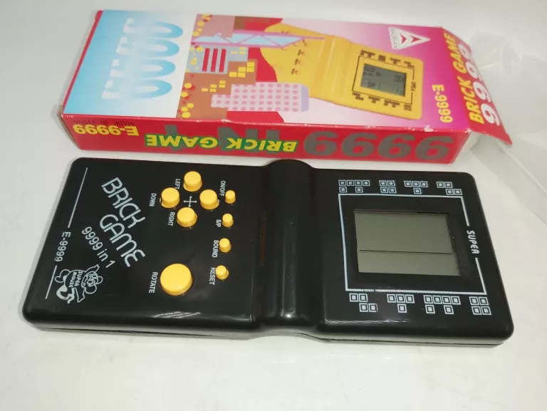 GRA RĘCZNA KONSOLA BRICK GAME TETRIS W PUDEŁKU