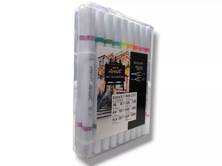 markery-artist-pepco-fine-twin-markers-18szt-ean-gtin-8033237902863