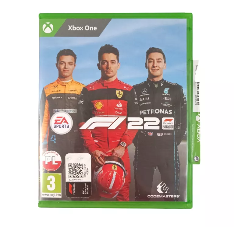 GRA NA XBOX ONE F1 22