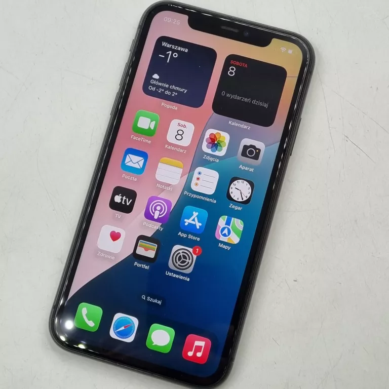 TELEFON IPHONE 11 64GB KON. BAT 88% CZARNY