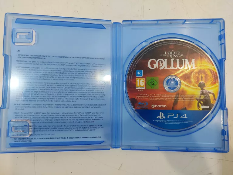 GRA PS4 WŁADCA PIERŚCIENI THE LORD OF THE RINGS: GOLLUM