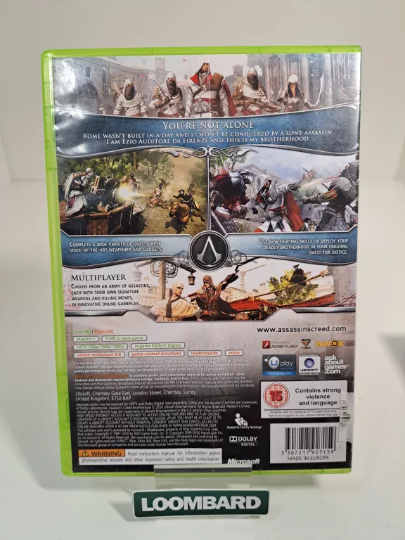 GRA XBOX 360 ASSASSIN'S CREED BROTHERHOOD