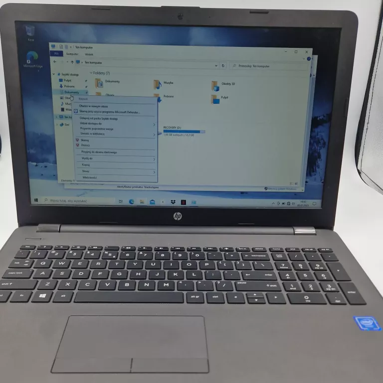 LAPTOP HP G6 250/INTEL CELERON N3350/4GB/500GB