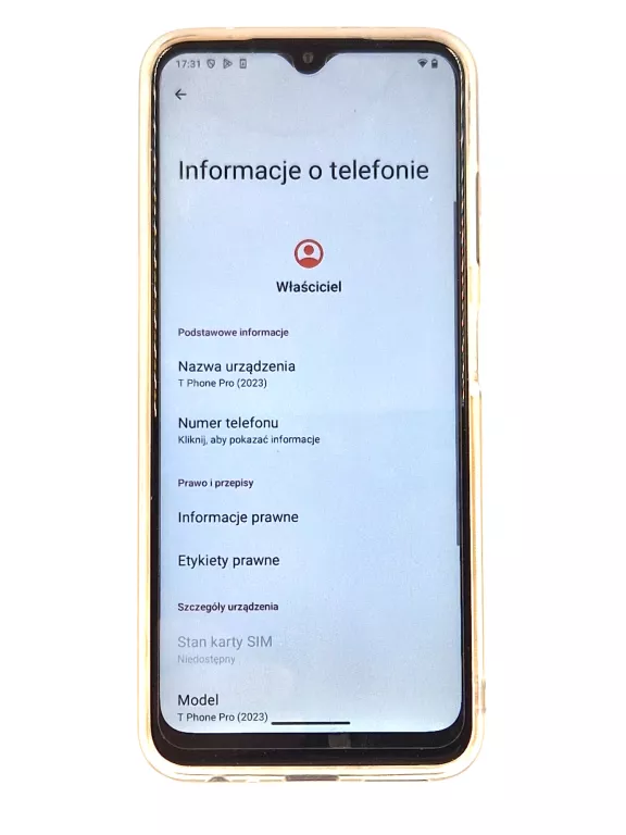 TELEFON T-MOBILE T PHONE PRO 5G 2023 6/256 GB ETUI