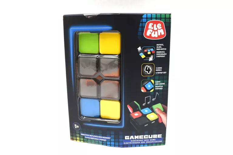 ELEFUN ELEKTRONICZNA GRA ZRĘCZNOŚCIOWA REFLEKS I PAMIĘĆ