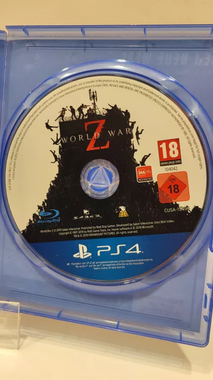 GRA NA PS4 WORLD WAR Z