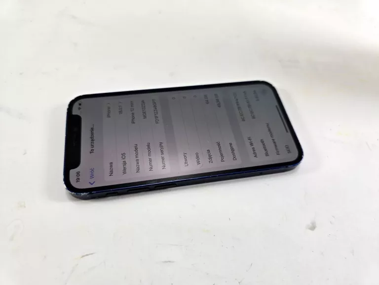 APPLE IPHONE 12 MINI 4 GB / 64 GB 5G NIEBIESKI