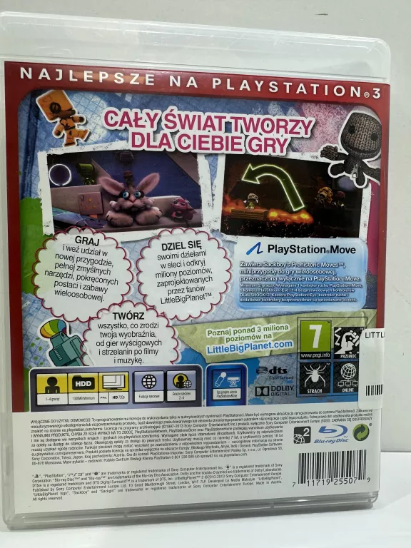 PS3 LITTLE BIG PLANET 2 / PLATFORMOWE