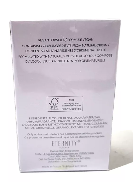 CALVIN KLEIN ETERNITY REFLECTIONS EDT 100ML