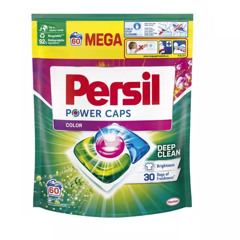 PERSIL POWER CAPS KAPSUŁKI DO PRANIA KOLORU 60 SZT